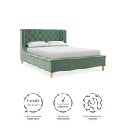 Little Seeds Monarch Hill Ambrosia Upholstered Bed - Teal - Full