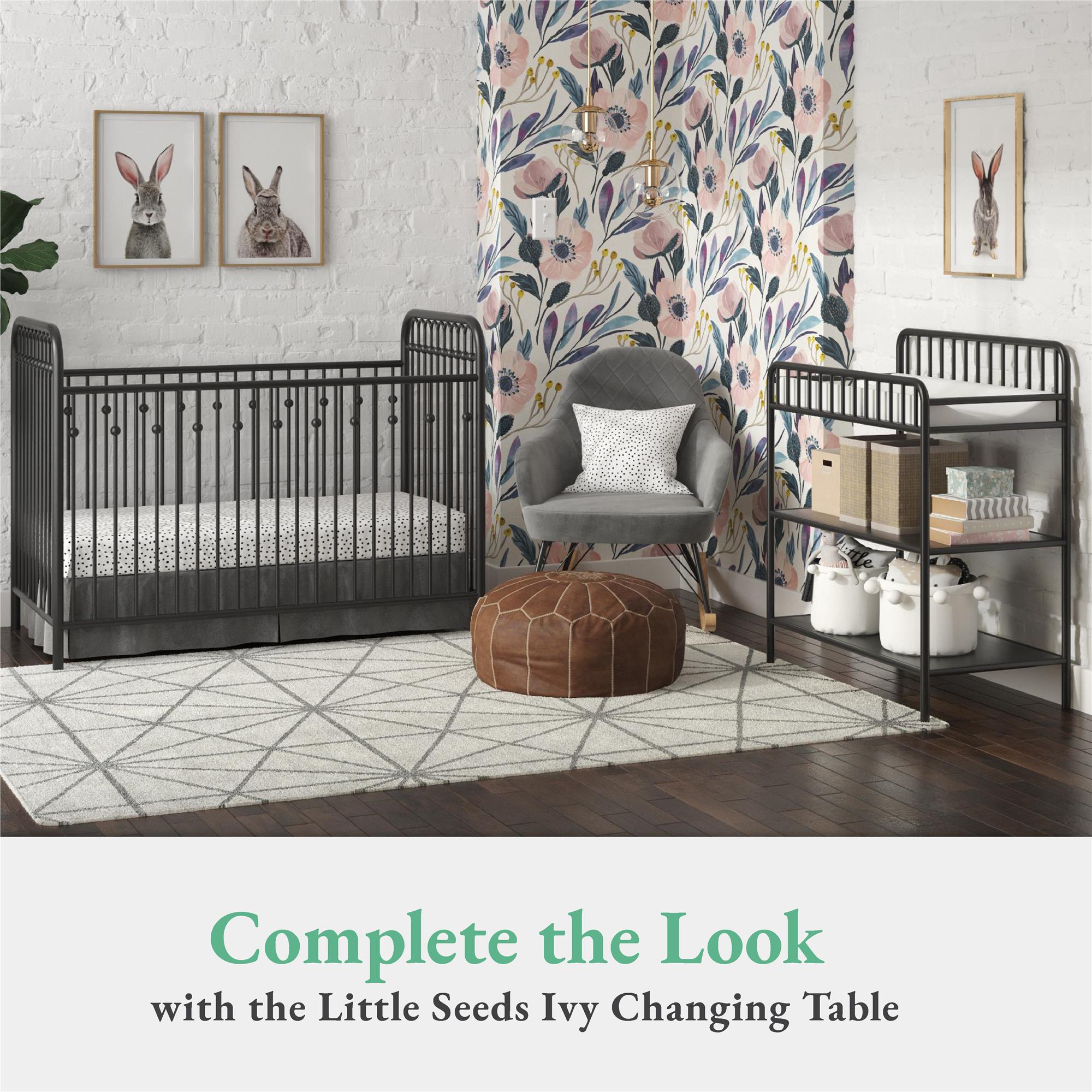 Little Seeds Monarch Hill Ivy Metal Baby Crib