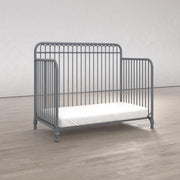 Little Seeds Ivy 3-in-1 Convertible Metal Crib - Dove Gray