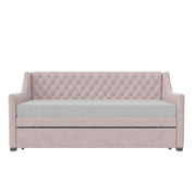 Little Seeds Monarch Hill Ambrosia Upholstered Daybed and Trundle - Pink - Twin