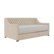 Little Seeds Monarch Hill Ambrosia Upholstered Daybed and Trundle - Ivory - Twin