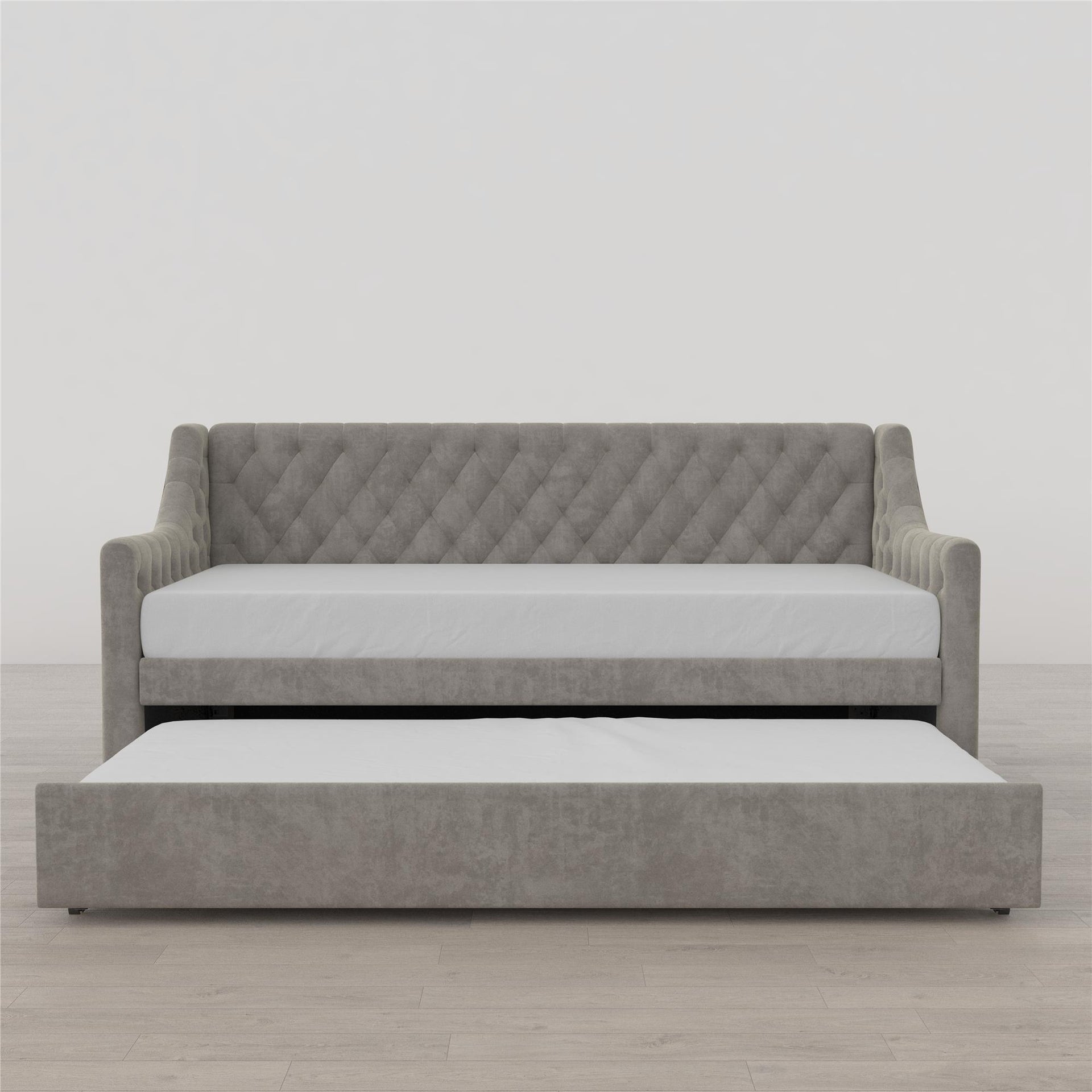 Little Seeds Monarch Hill Ambrosia Upholstered Daybed and Trundle - Light Gray - Twin
