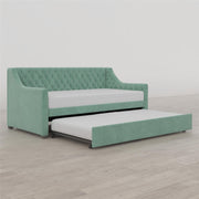 Little Seeds Monarch Hill Ambrosia Upholstered Daybed and Trundle - Teal - Twin