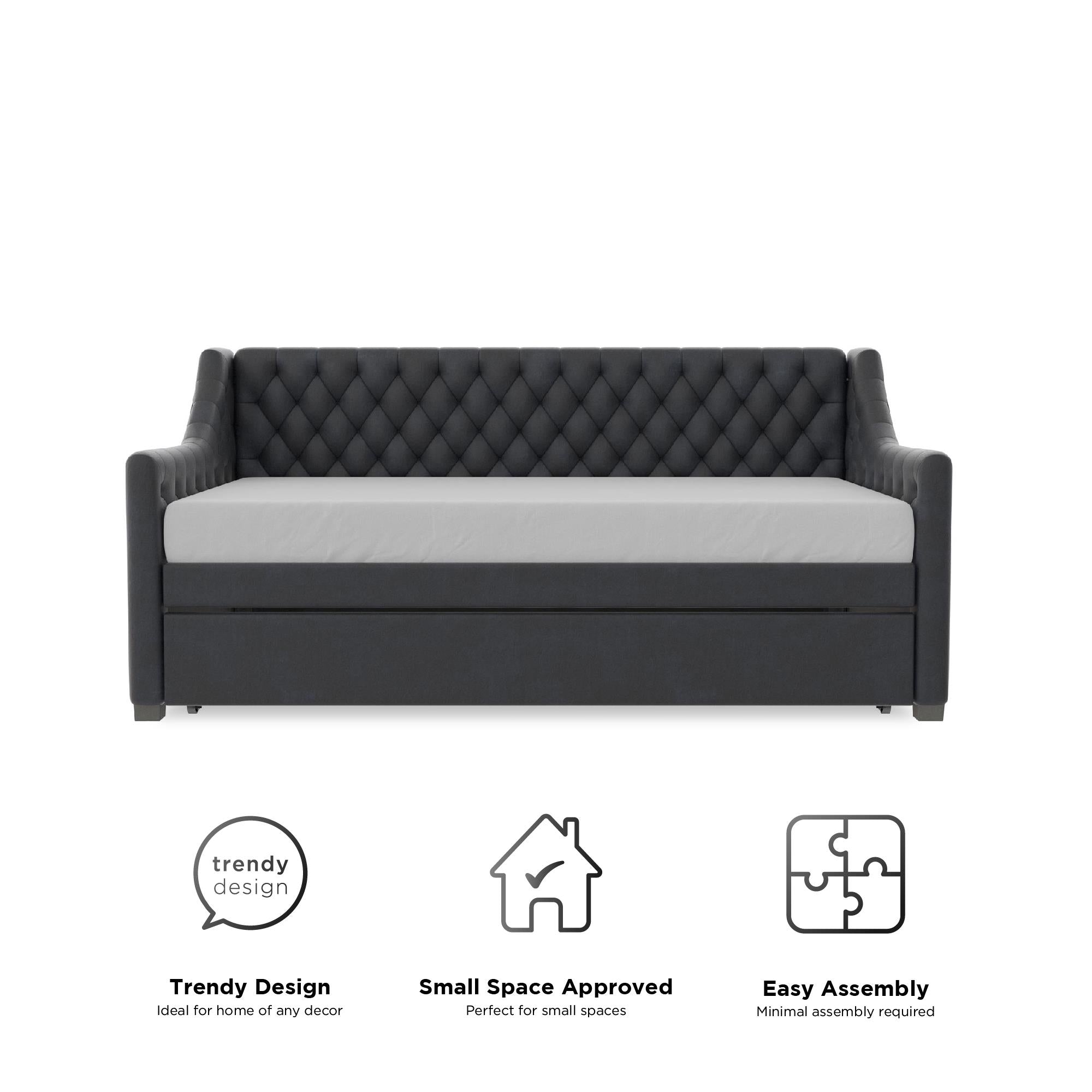 Little Seeds Monarch Hill Ambrosia Upholstered Daybed and Trundle