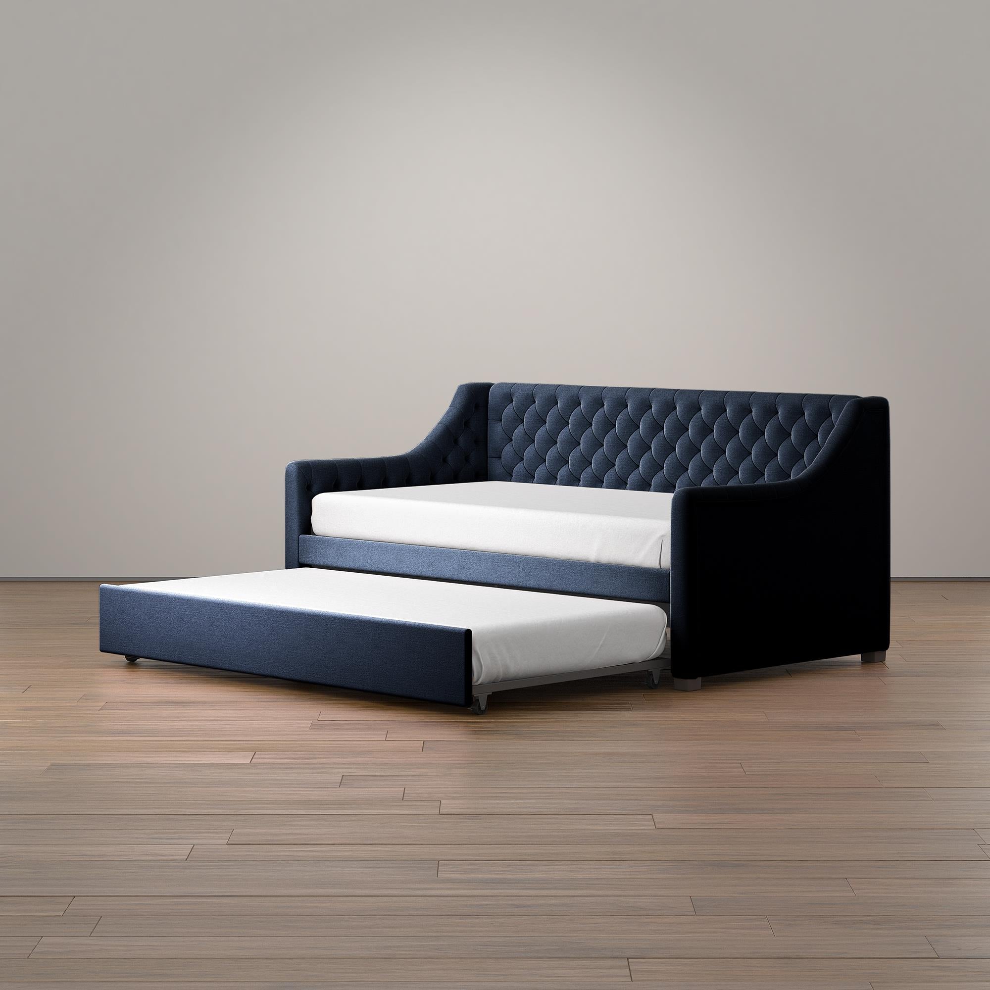 Dahlia upholstered outlet daybed with trundle