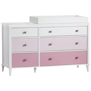 Monarch Hill Poppy 6 Drawer Changing Table - Pink