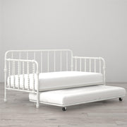 Little Seeds Monarch Hill Wren Metal Daybed with Trundle - White - Twin