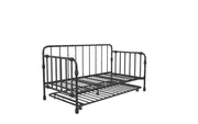 Little Seeds Monarch Hill Wren Metal Daybed with Trundle - Black - Twin