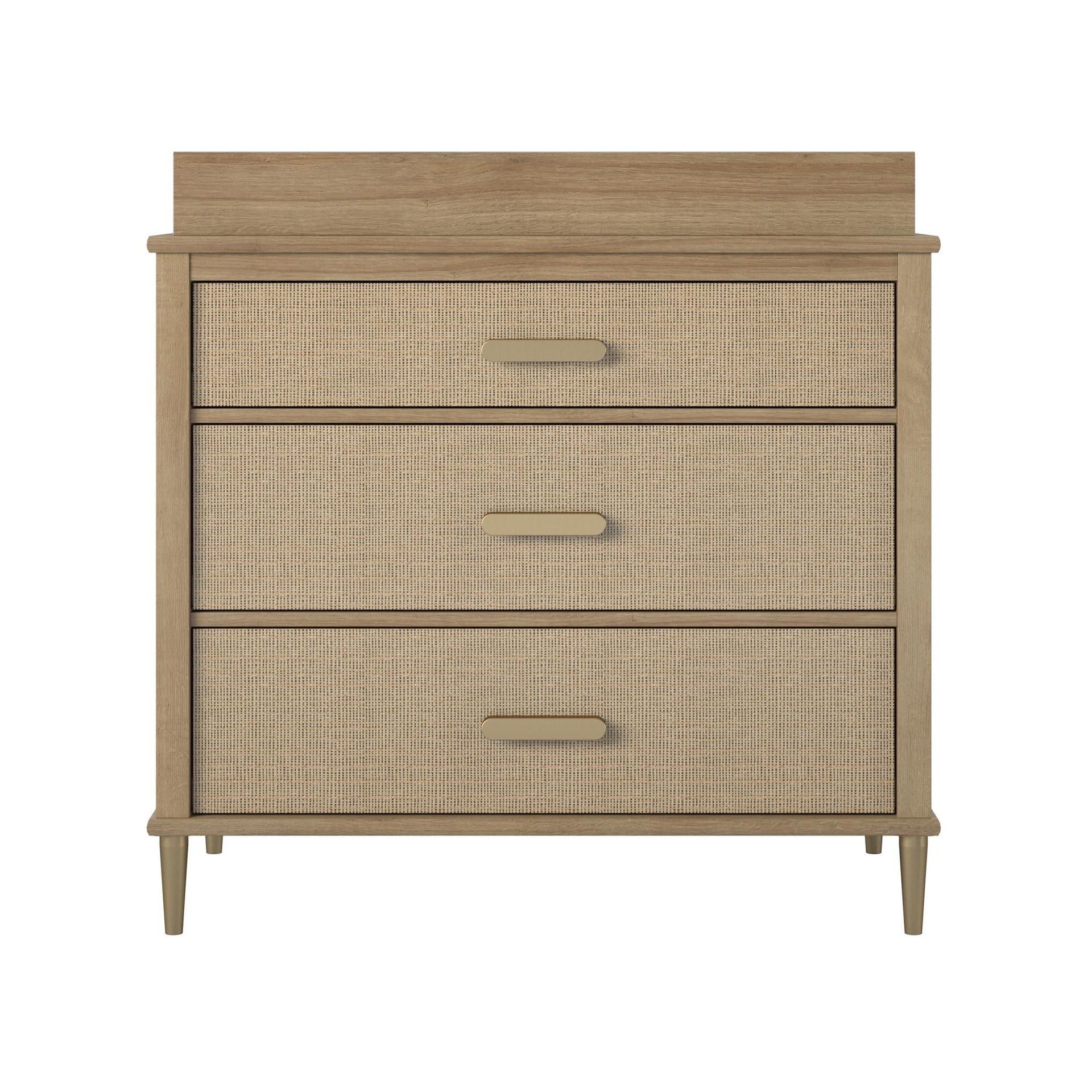 Shiloh 3 Drawer Convertible Dresser & Changing Table - Natural