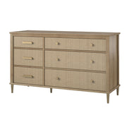 Shiloh Wide Convertible 6 Drawer Dresser - Natural