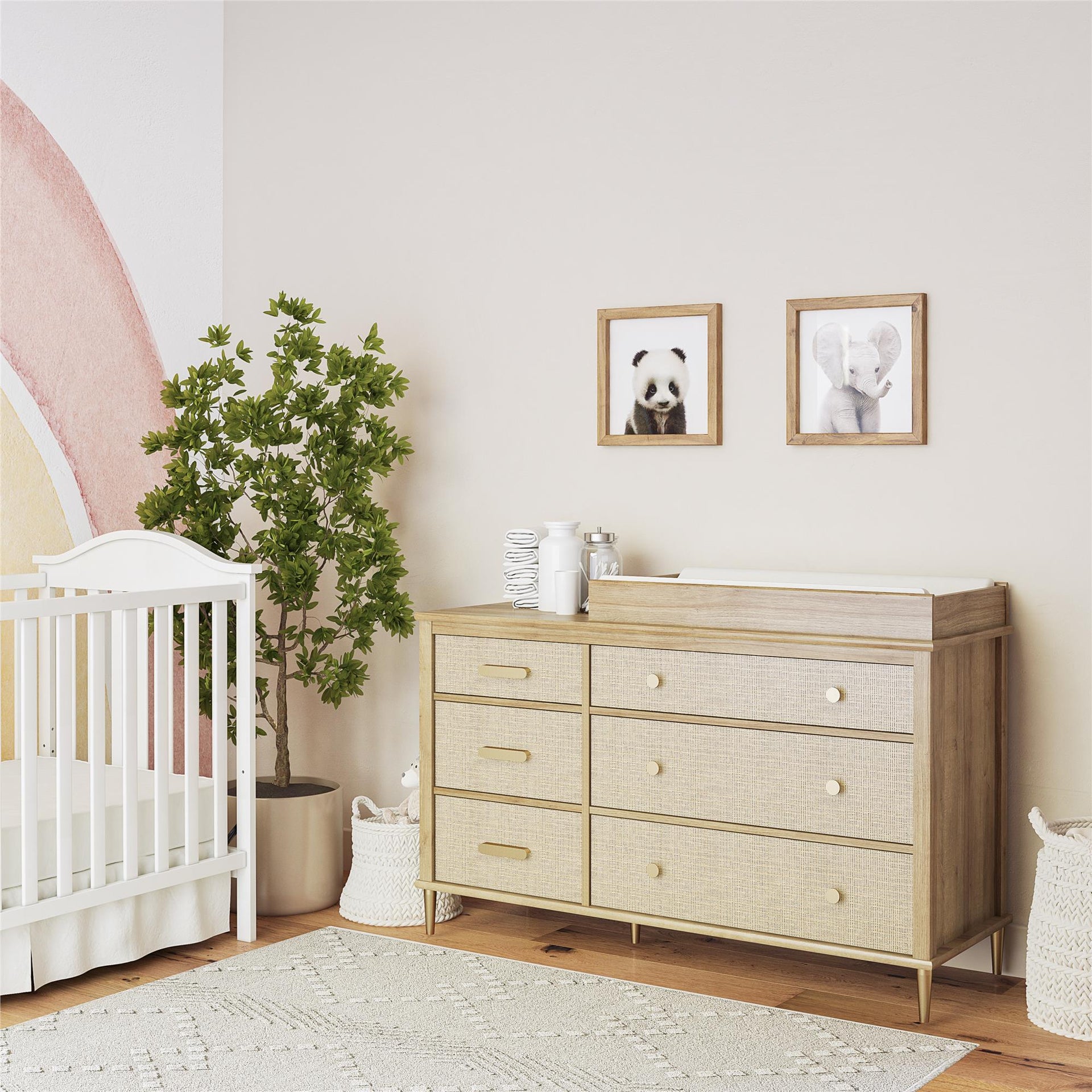 Shiloh Changing Table Topper - Natural