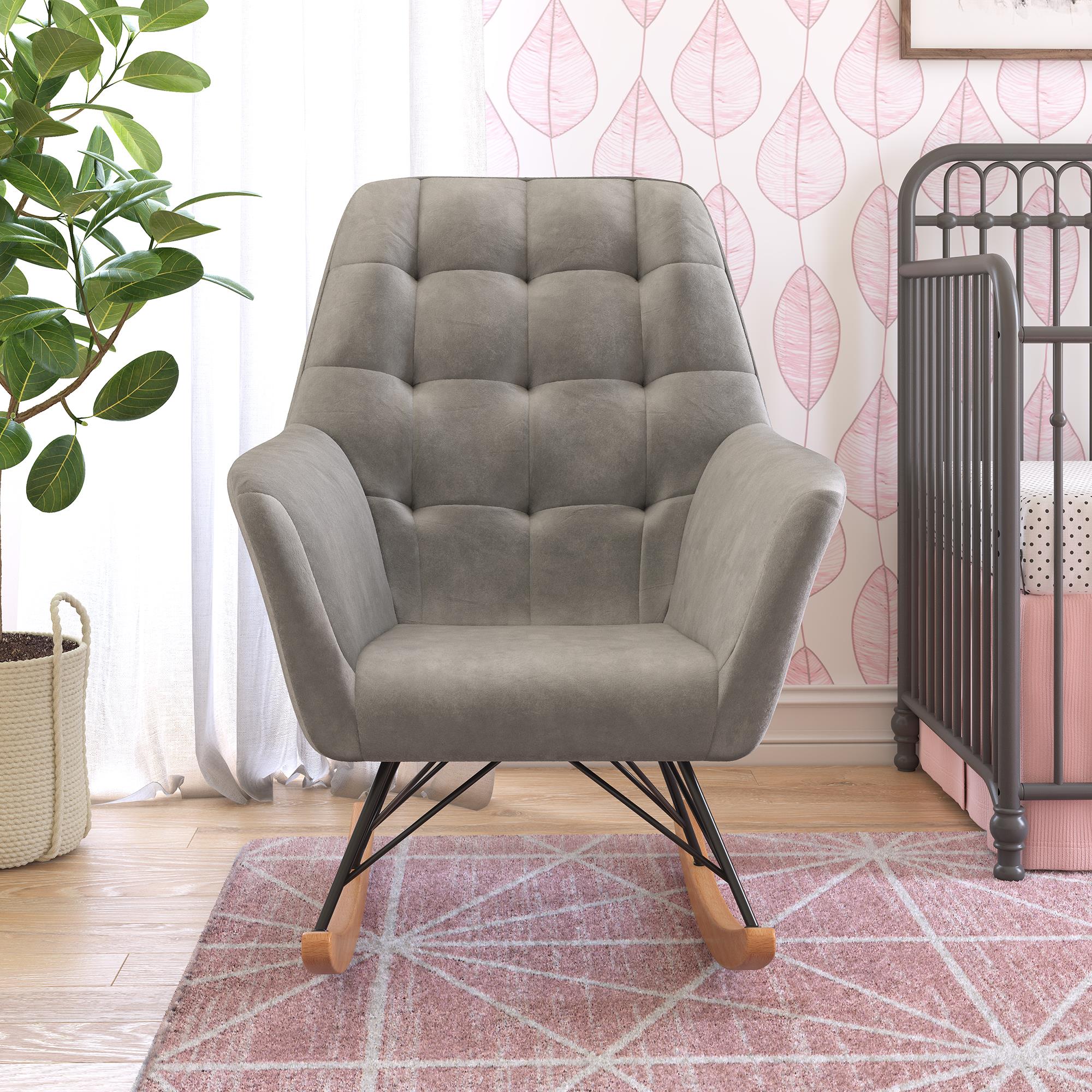 Upholstered rockers living discount room