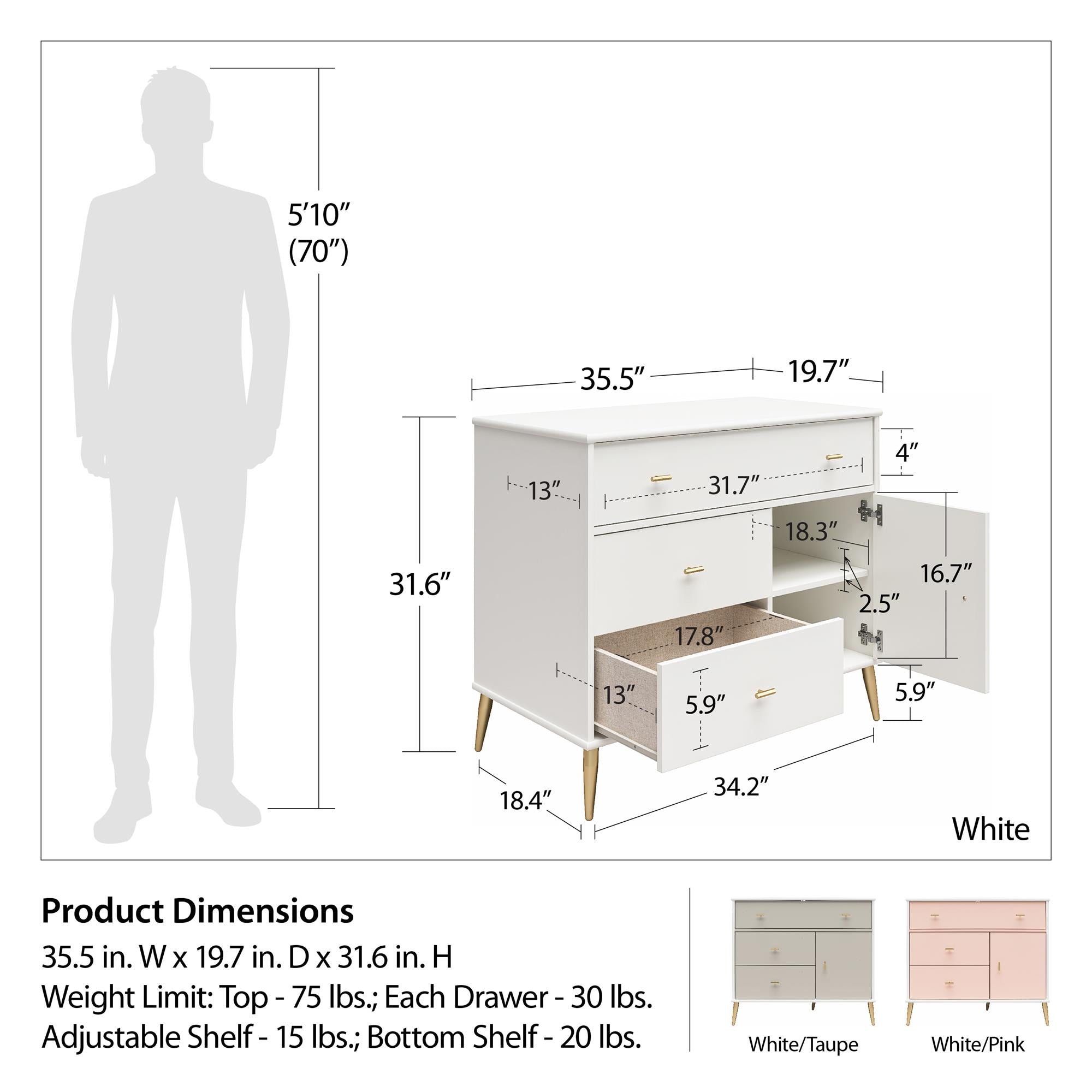 Convertible drawer sales