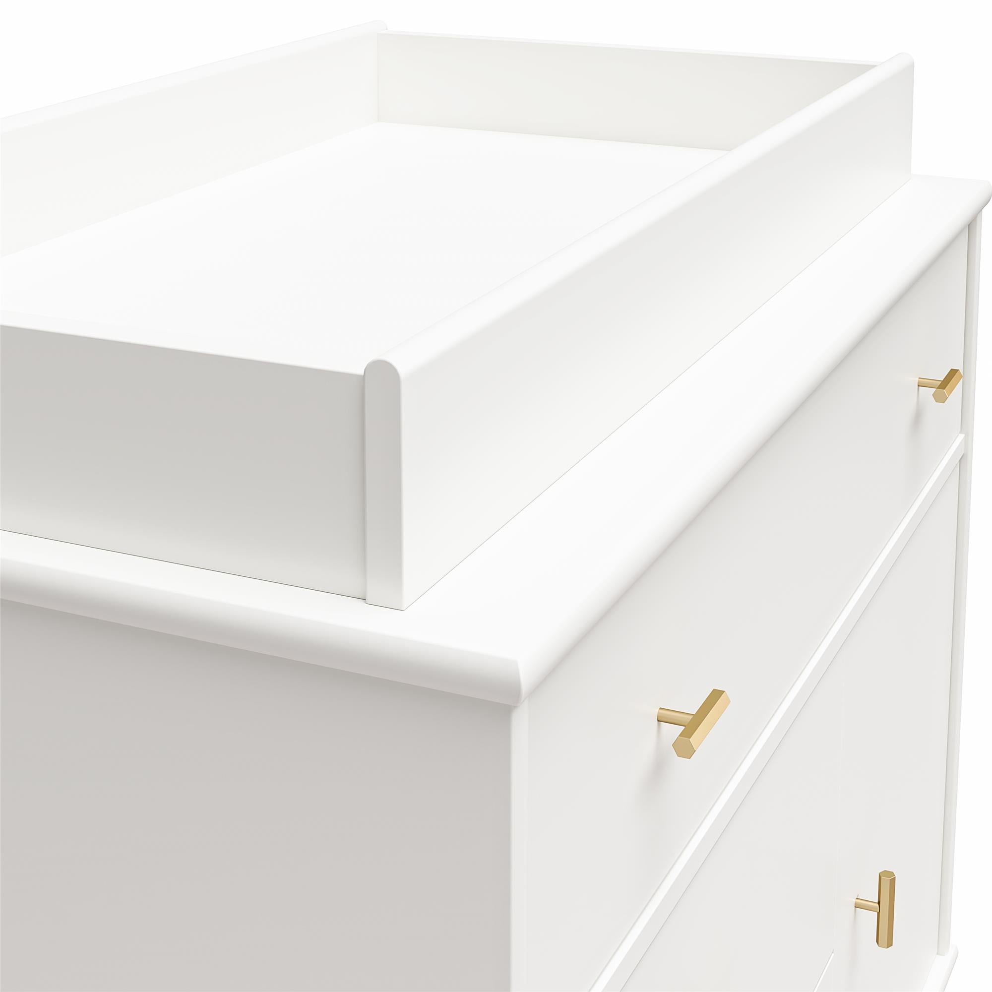 White changing on sale table dresser