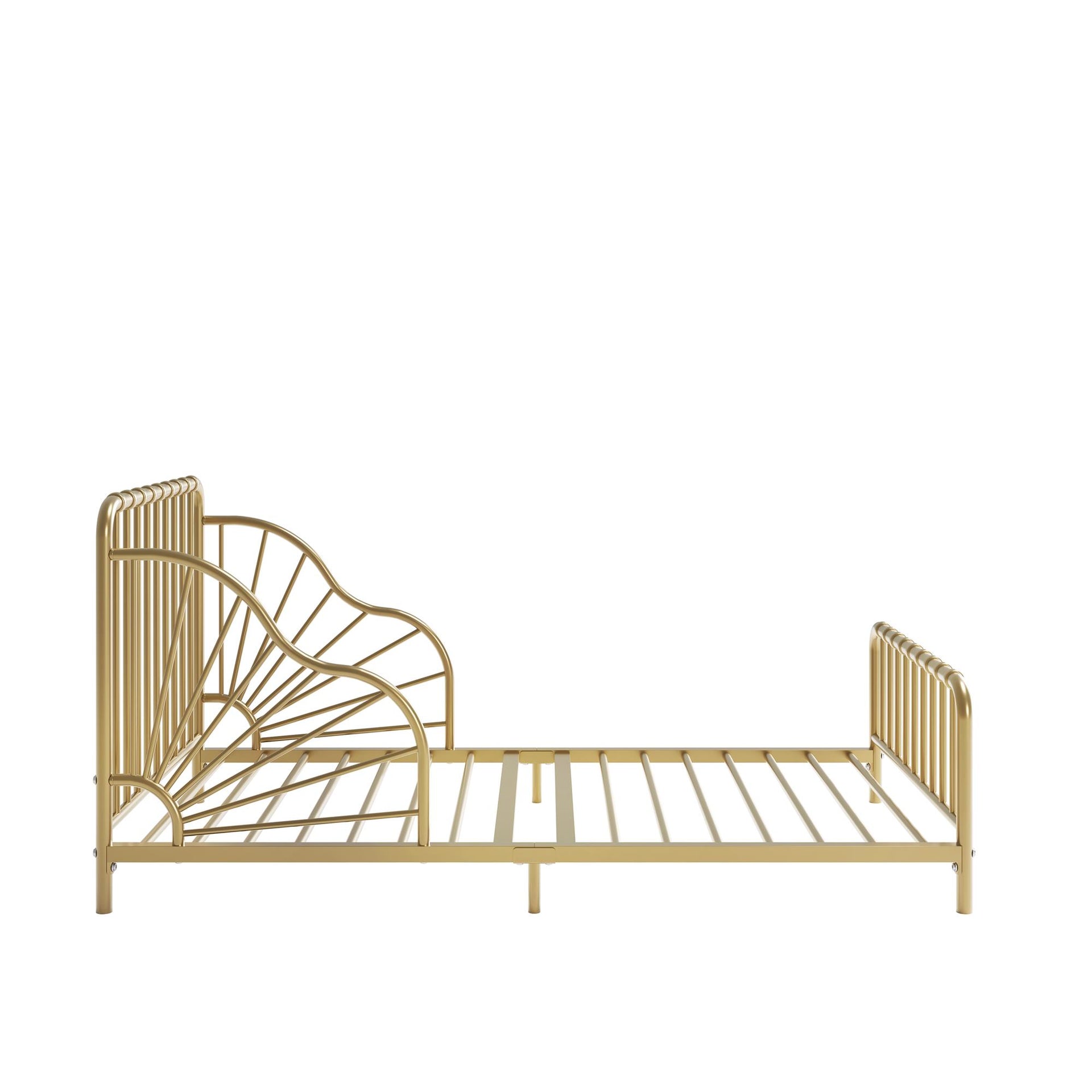 Quinn Toddler Bed - Gold - Crib & Toddler Mattress