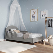 Oliver Toddler Bed - Gray - Crib & Toddler Mattress