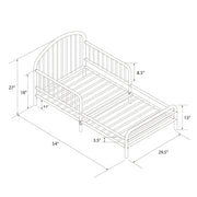 River Toddler Bed - Off White - Crib & Toddler Mattress