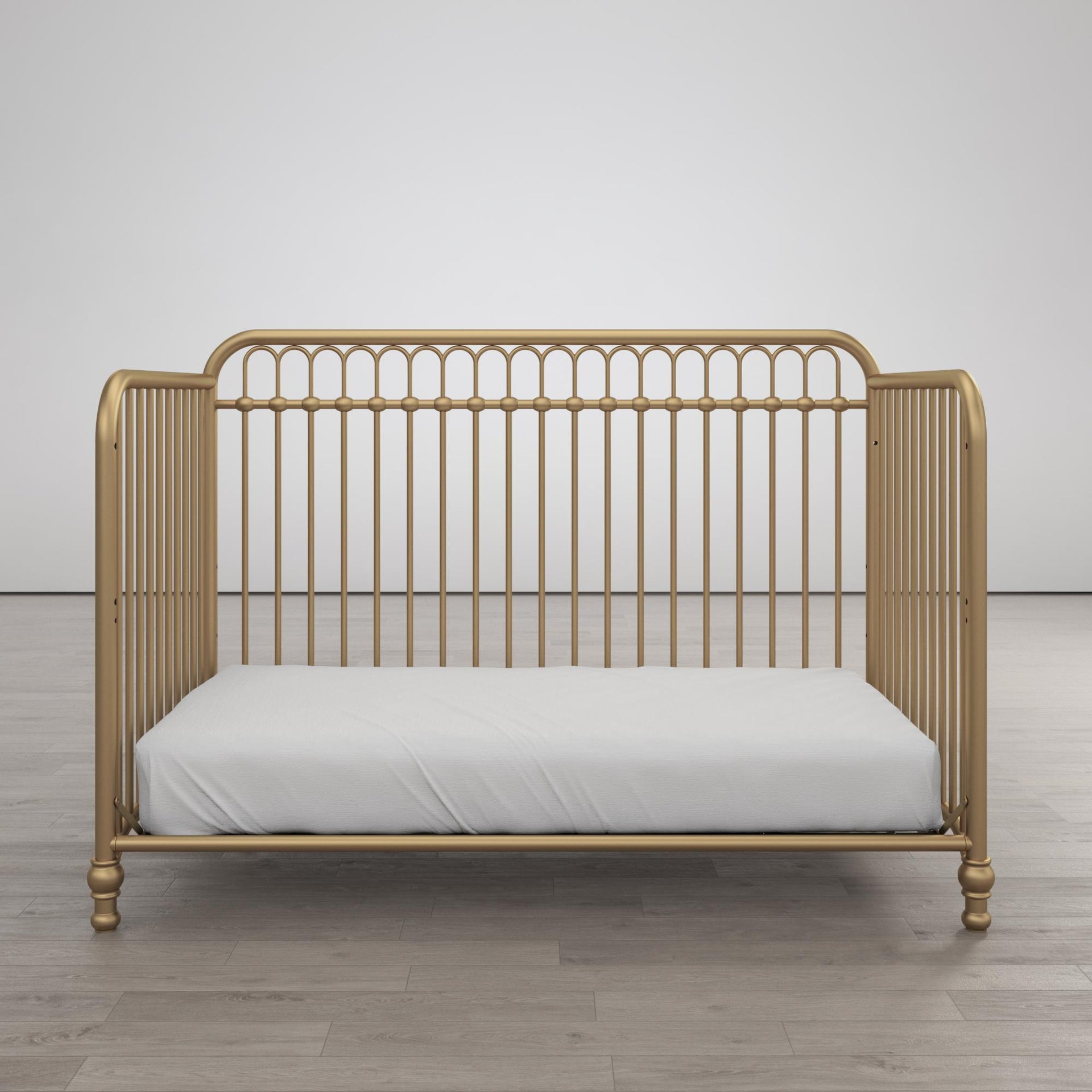 Little Seeds Raven 3-in-1 Metal Crib - Gold