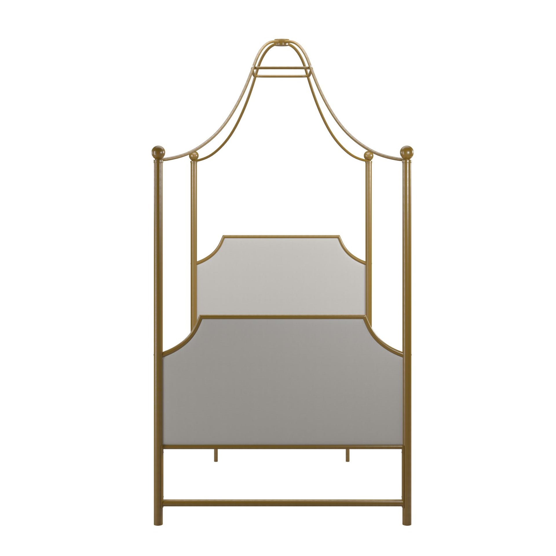 Little Seeds Monarch Hill Clementine Canopy Bed - Gold - Twin