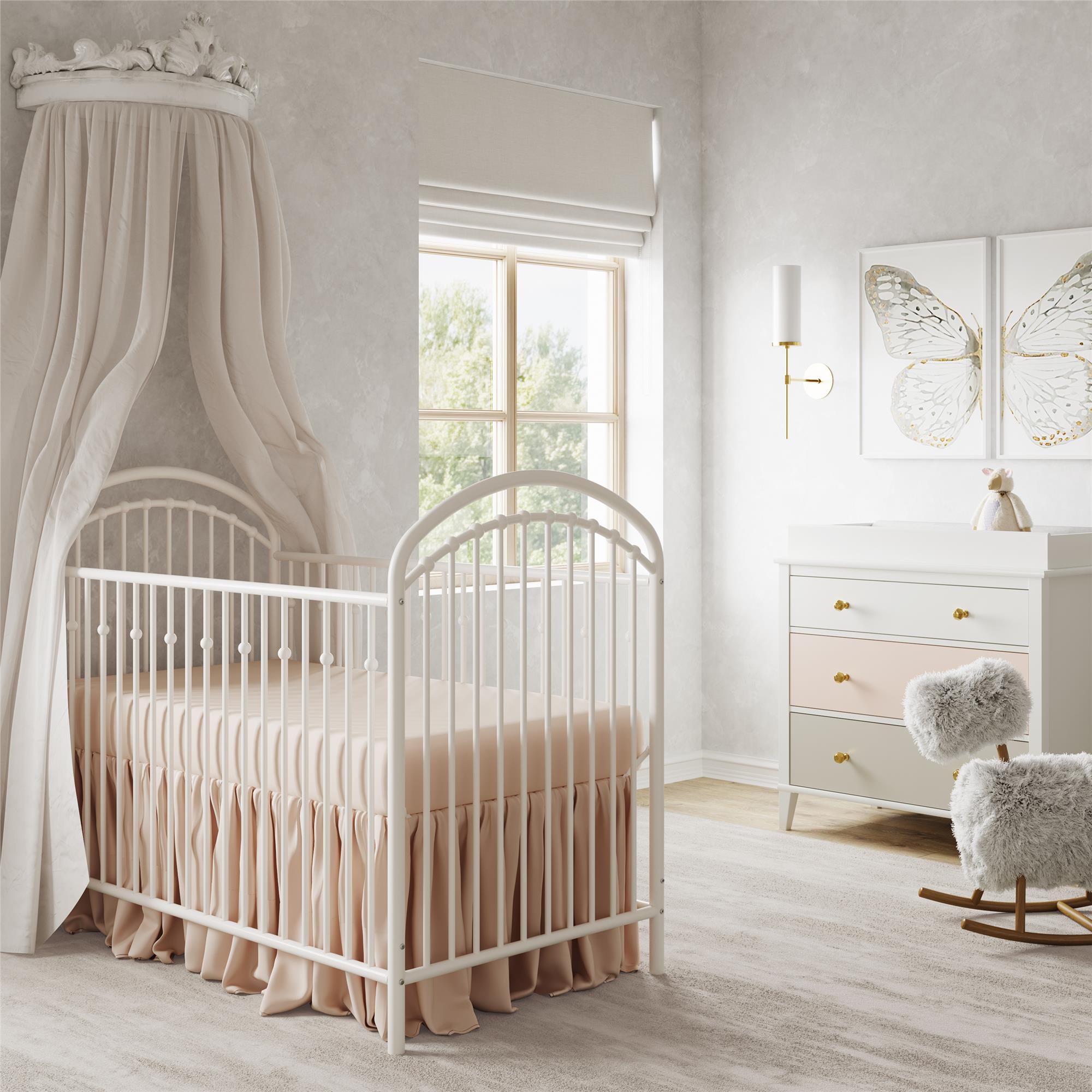 Little Seeds Aerin Metal Crib