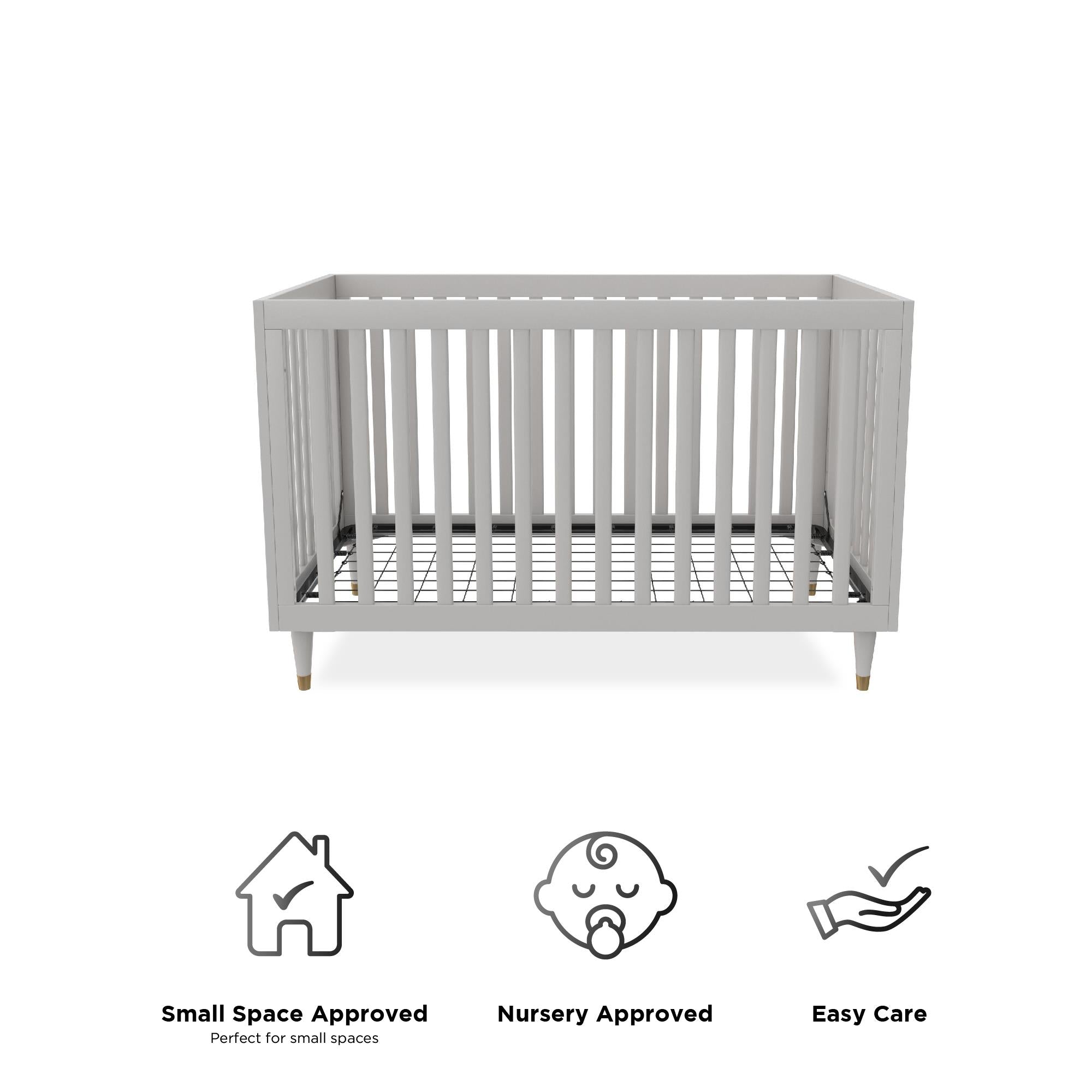 Little Seeds Rowan Valley Flint 3 in 1 Crib