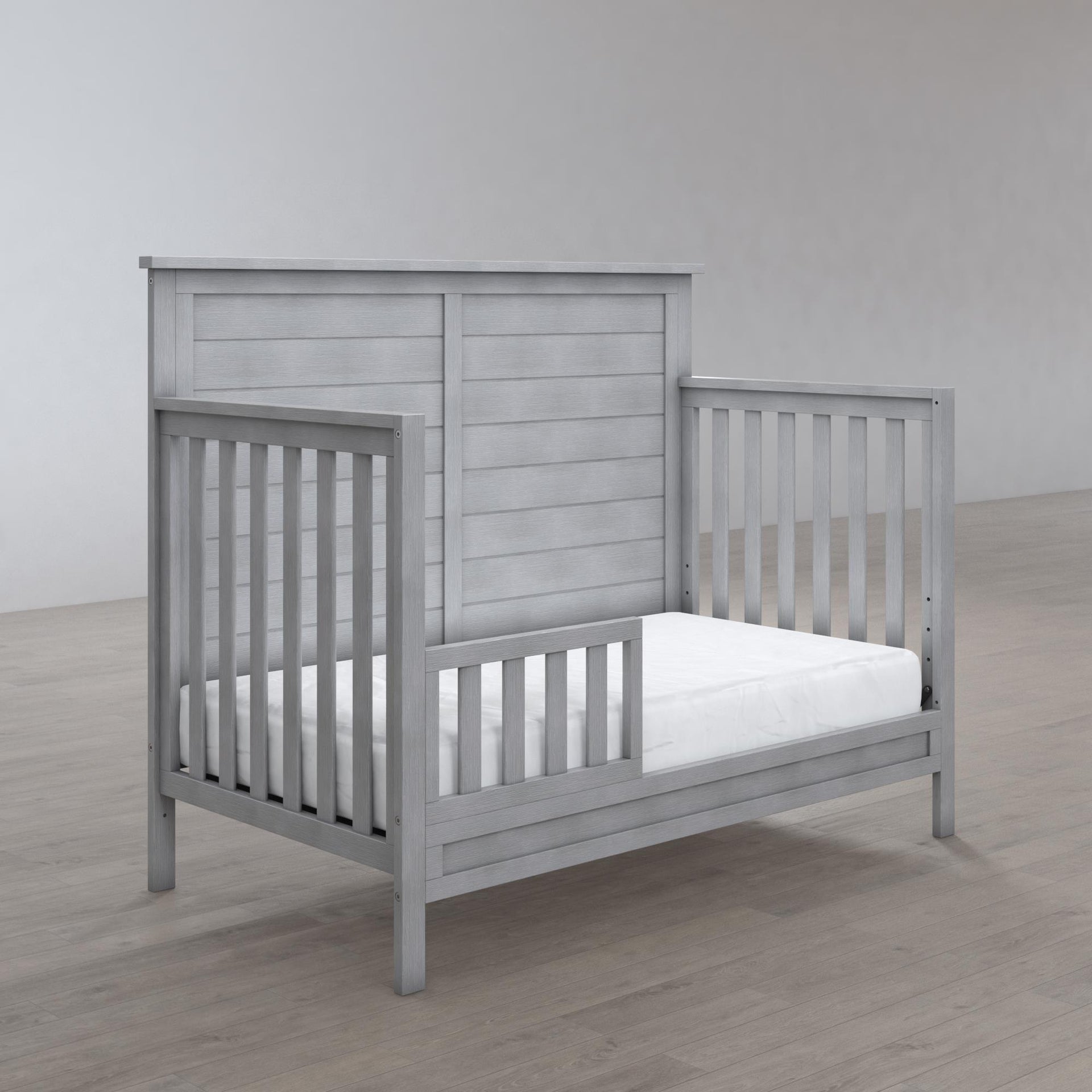 Little Seeds Finch Toddler Rail, Conversion Kit for Crib - Rustic Gray