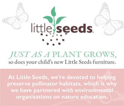 Little Seeds Skyler 3 in 1 Canopy Crib - Dove Gray
