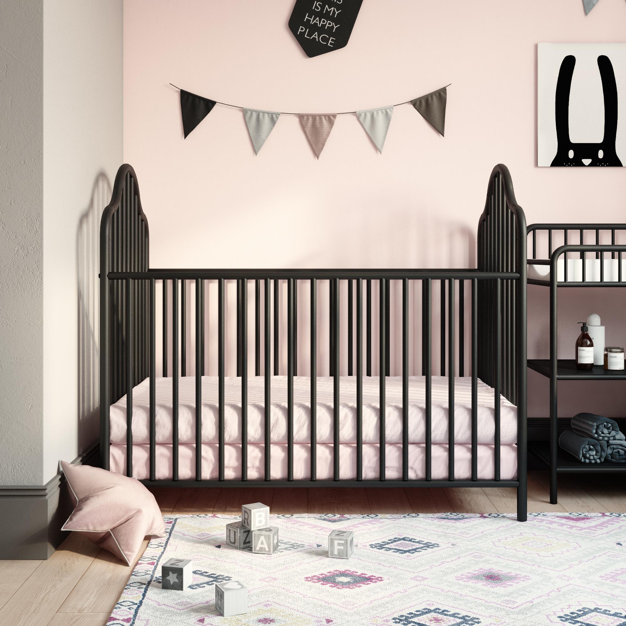 Metal 2025 crib black