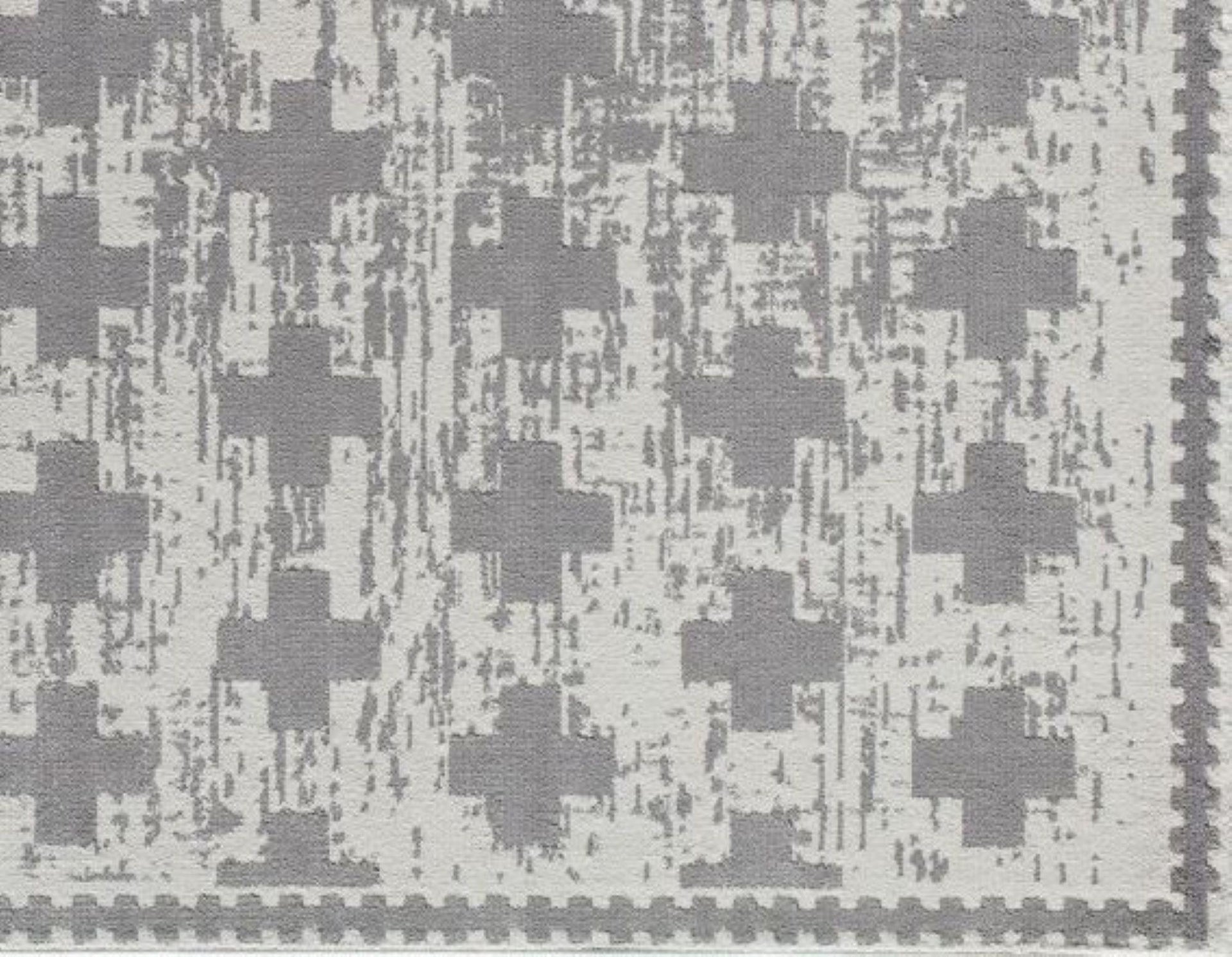 Little Seeds Serenity Impression Rug Gray 8 x 10 - Gray