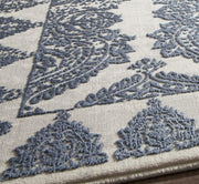 Little Seeds Magnolia Paisley Rug Navy 8 x 10 - Navy