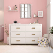 Monarch Hill Haven 6 Drawer Kids’ Dresser - White