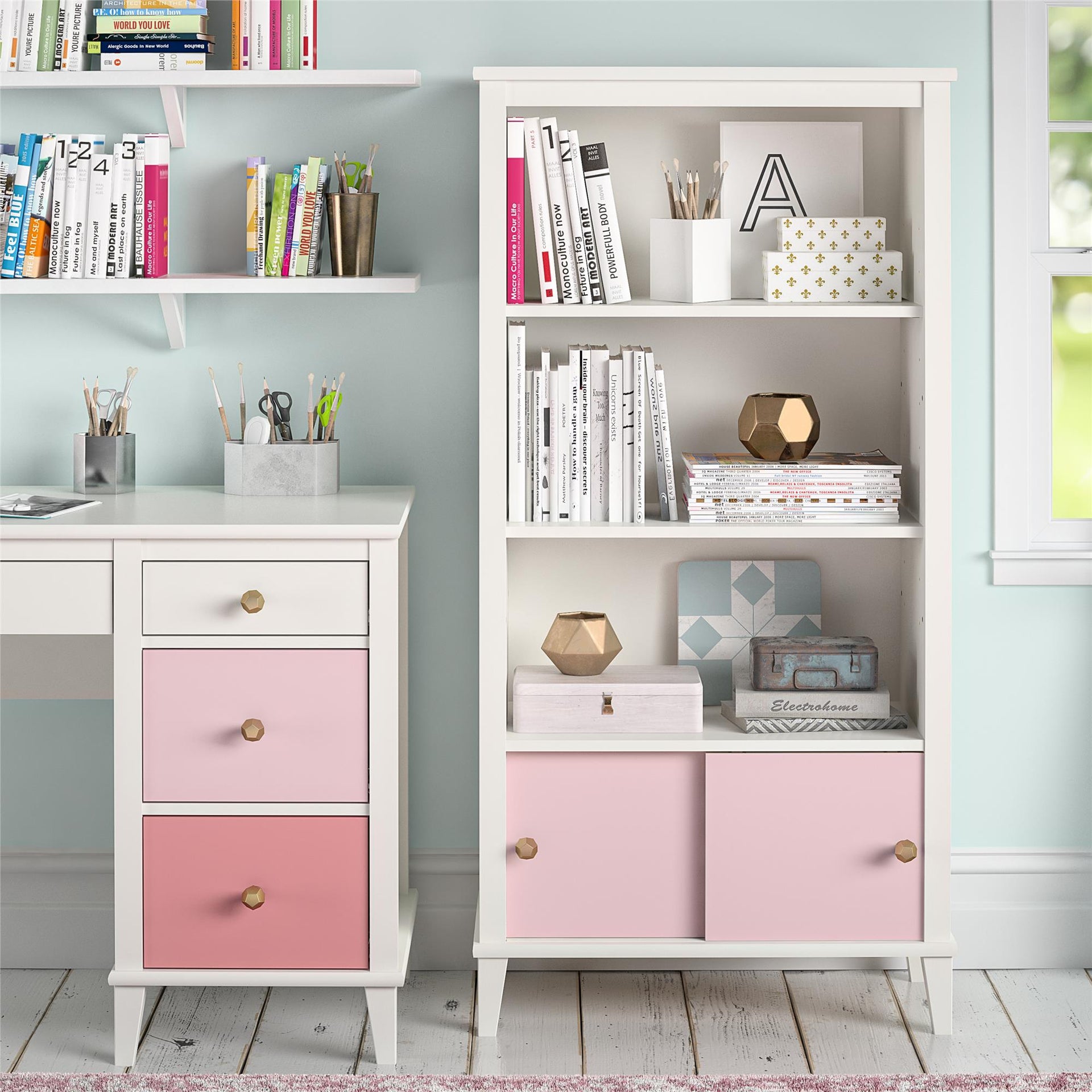Monarch Hill Poppy Kids’ Bookcase - Pink