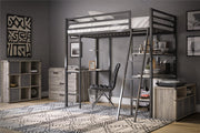 Nova Bedroom Storage Bench - Gray Oak