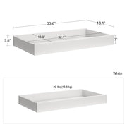 Changing Table Topper - White