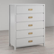 Monarch Hill Haven 5 Drawer Kids' Dresser - Dove Gray