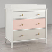Monarch Hill Poppy 3 Drawer Changing Table - Peach