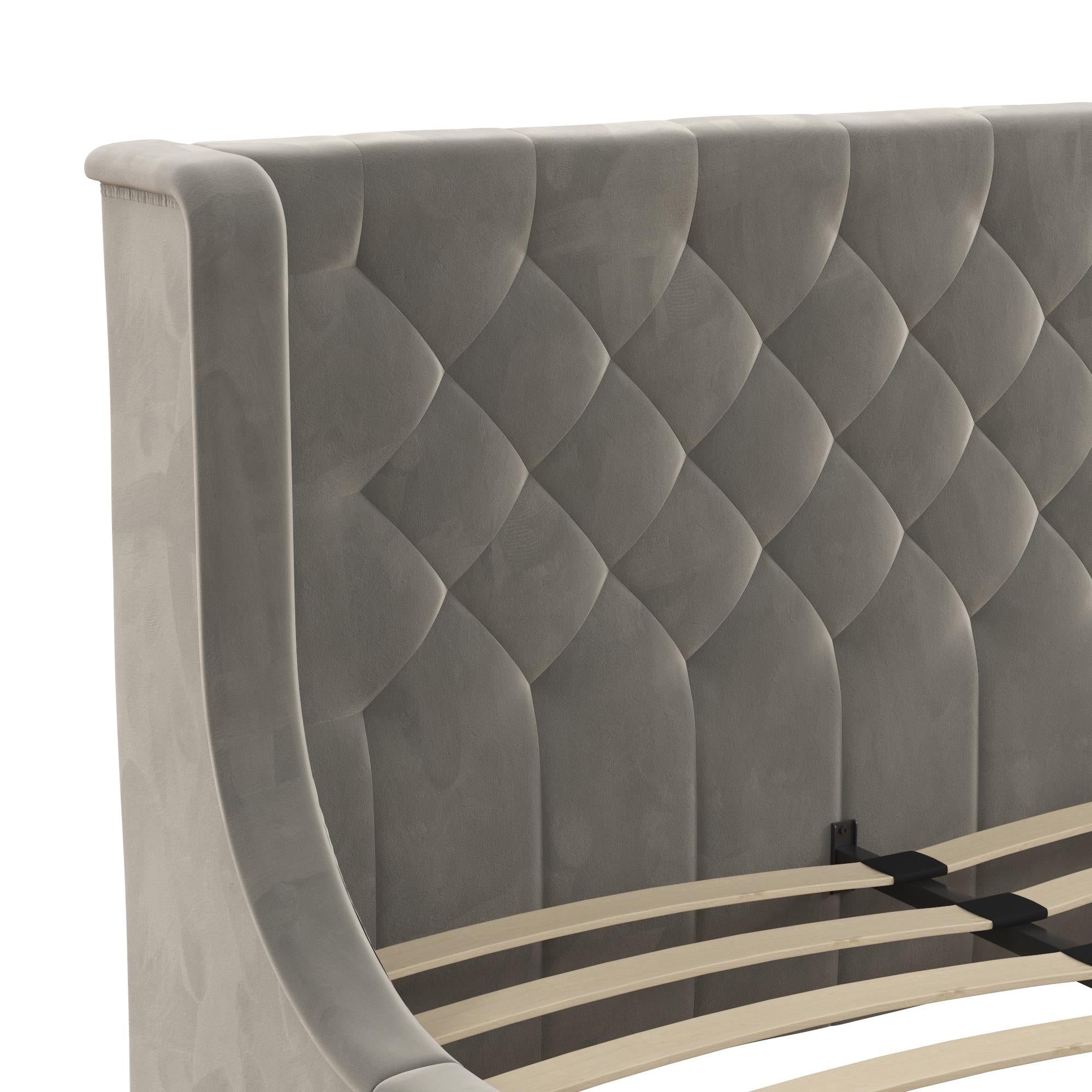 Little seeds monarch hill ambrosia sales gray full size upholstered bed