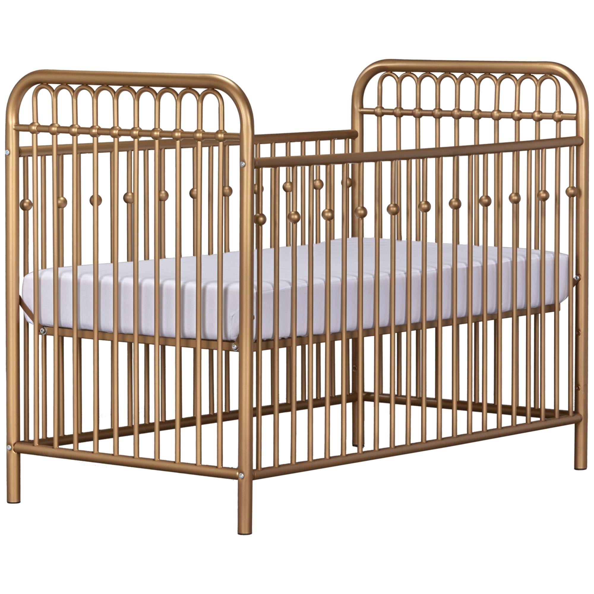 Gold shop baby crib