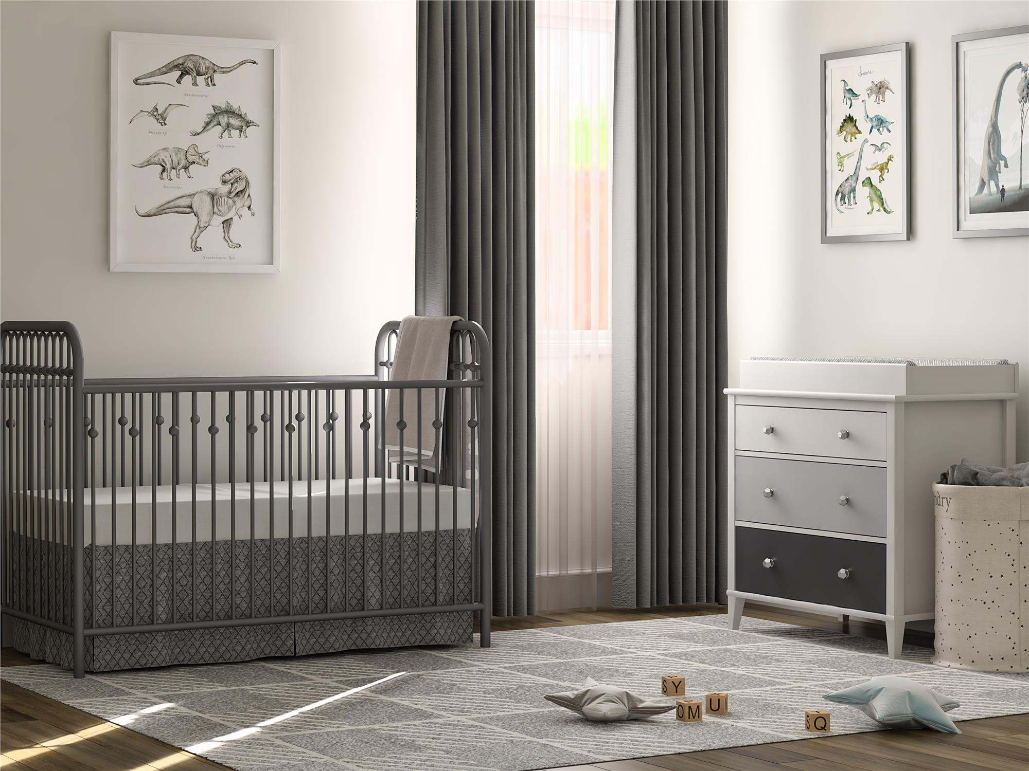 Baby crib outlet with cabinet