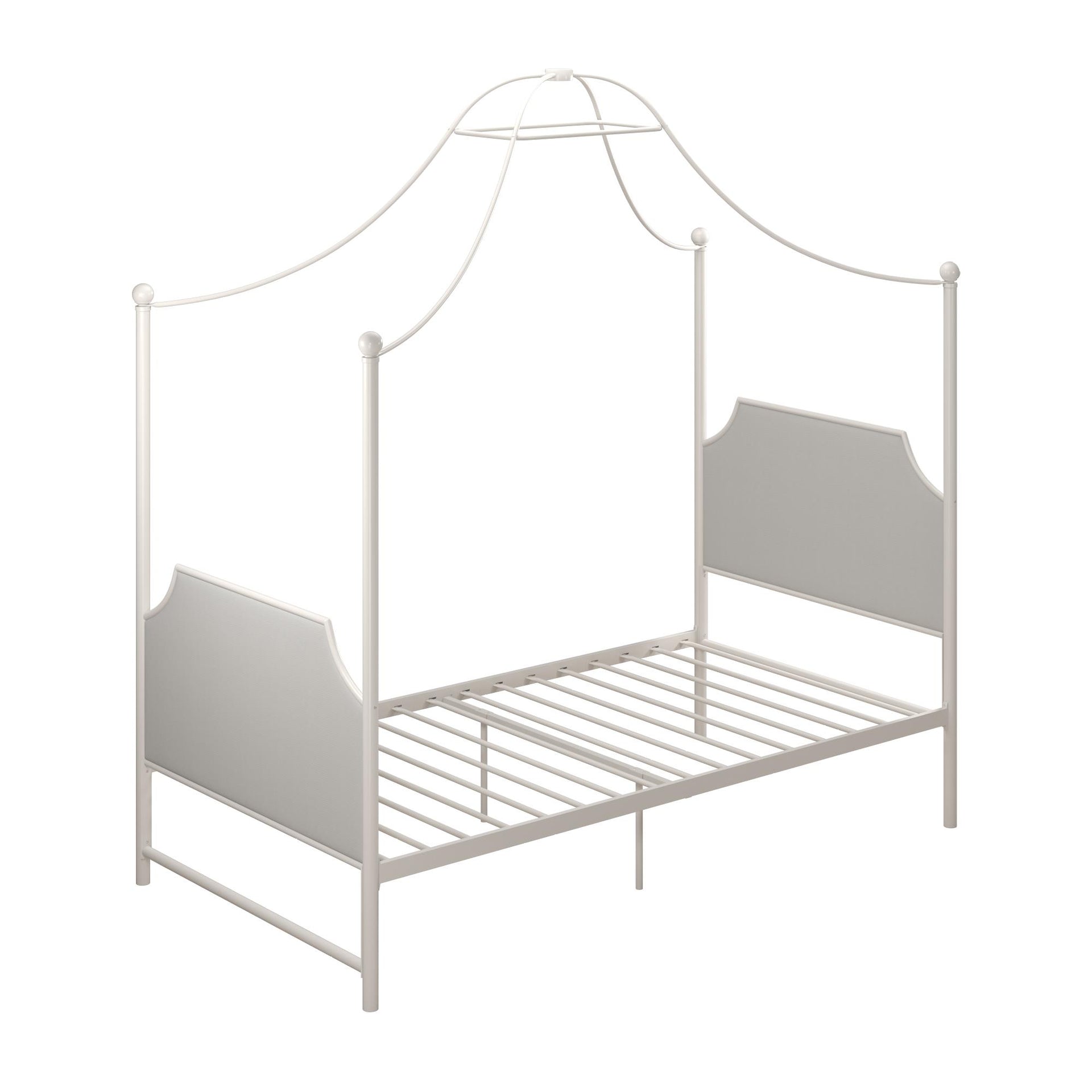 Little Seeds Monarch Hill Clementine Canopy Bed - White - Twin