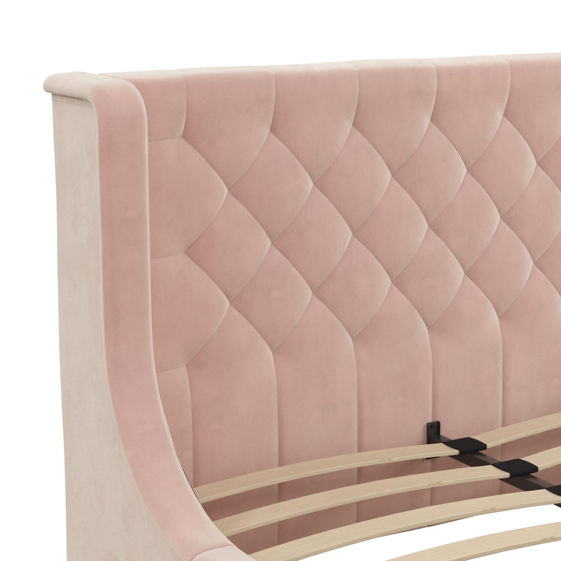 Little Seeds Monarch Hill Ambrosia Upholstered Bed - Pink - Full