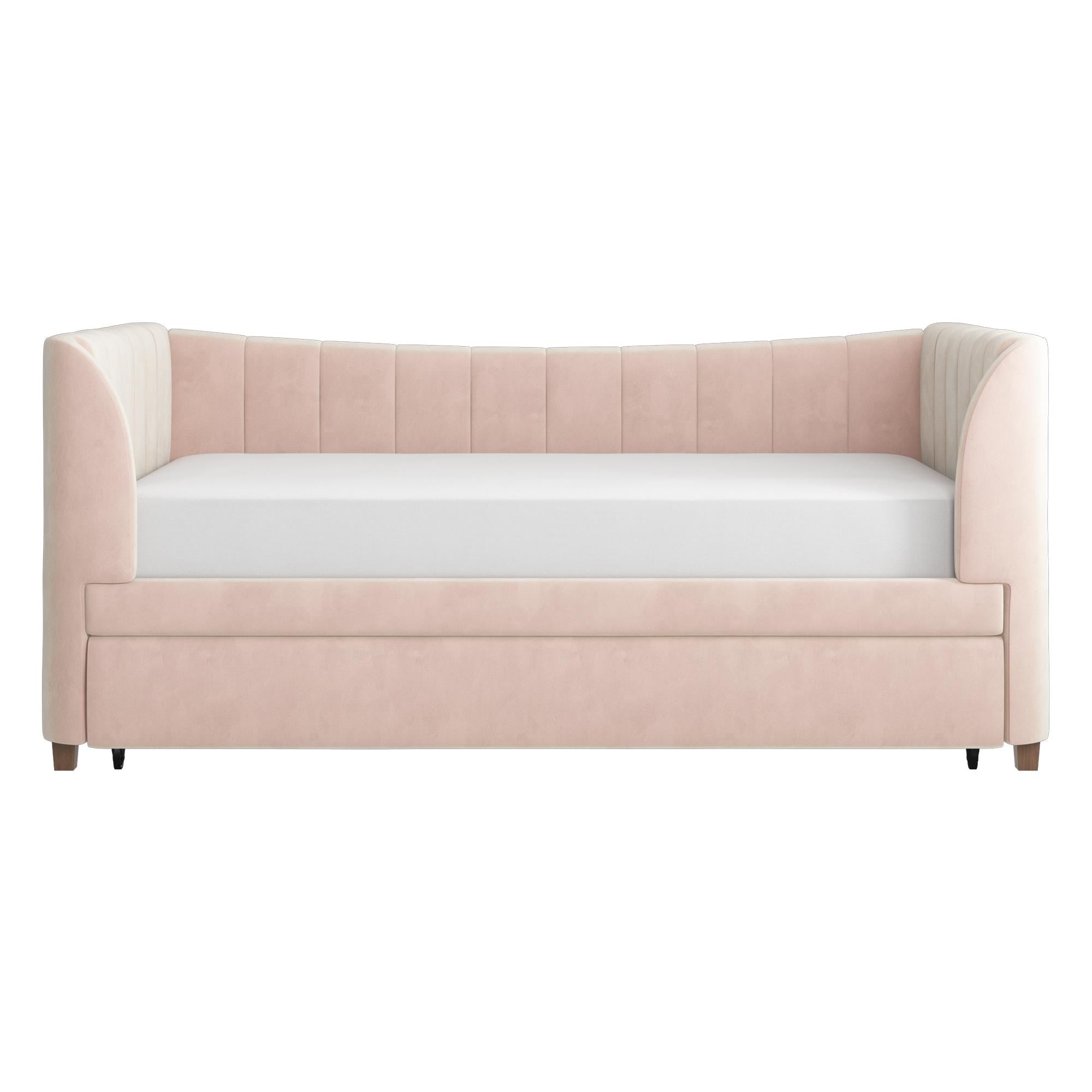 Pink deals upholstered daybed