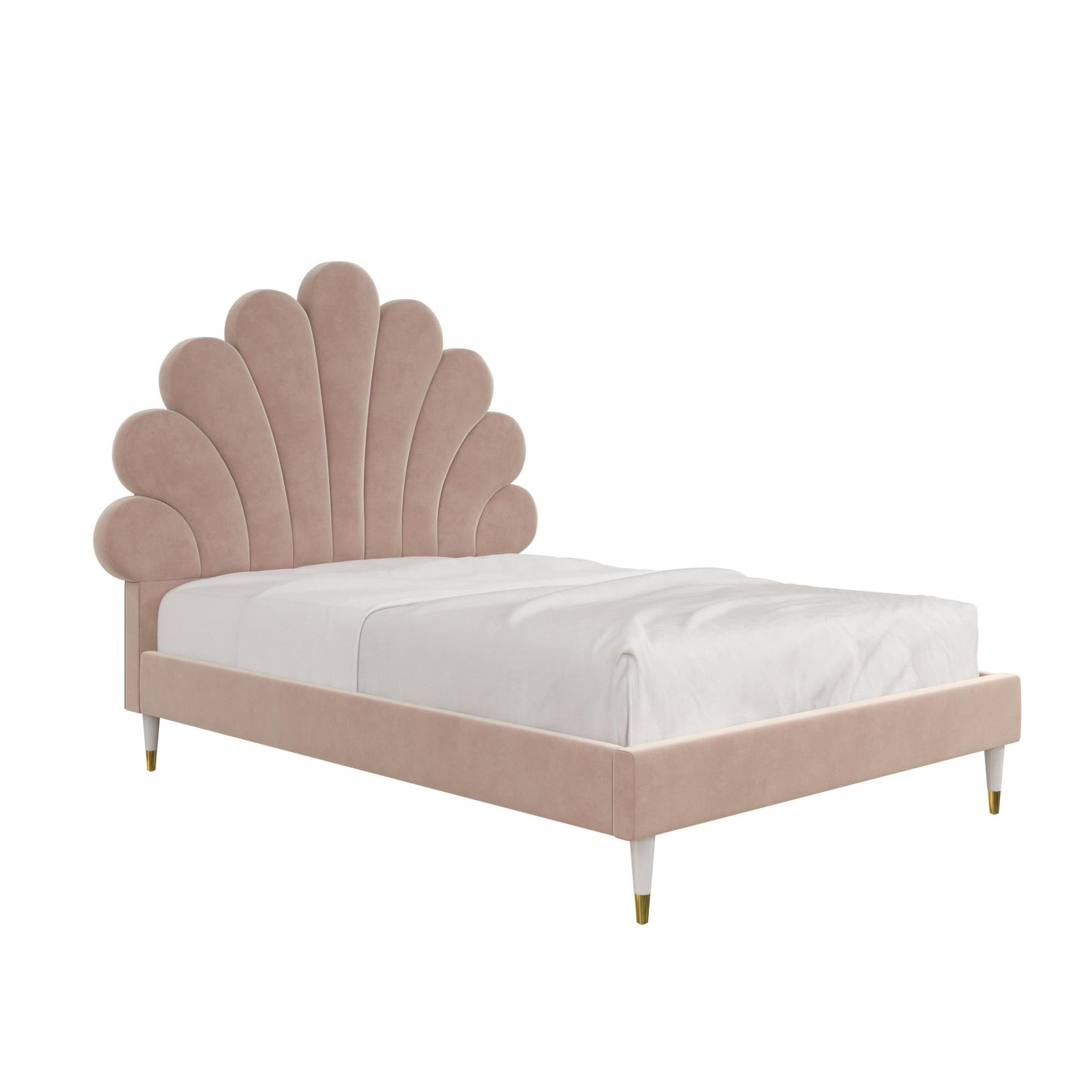 Little Seeds Monarch Hill Upholstered Poppy Bed - Pink - Full