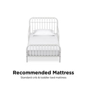 Monarch Hill Ivy Metal Toddler Bed - White