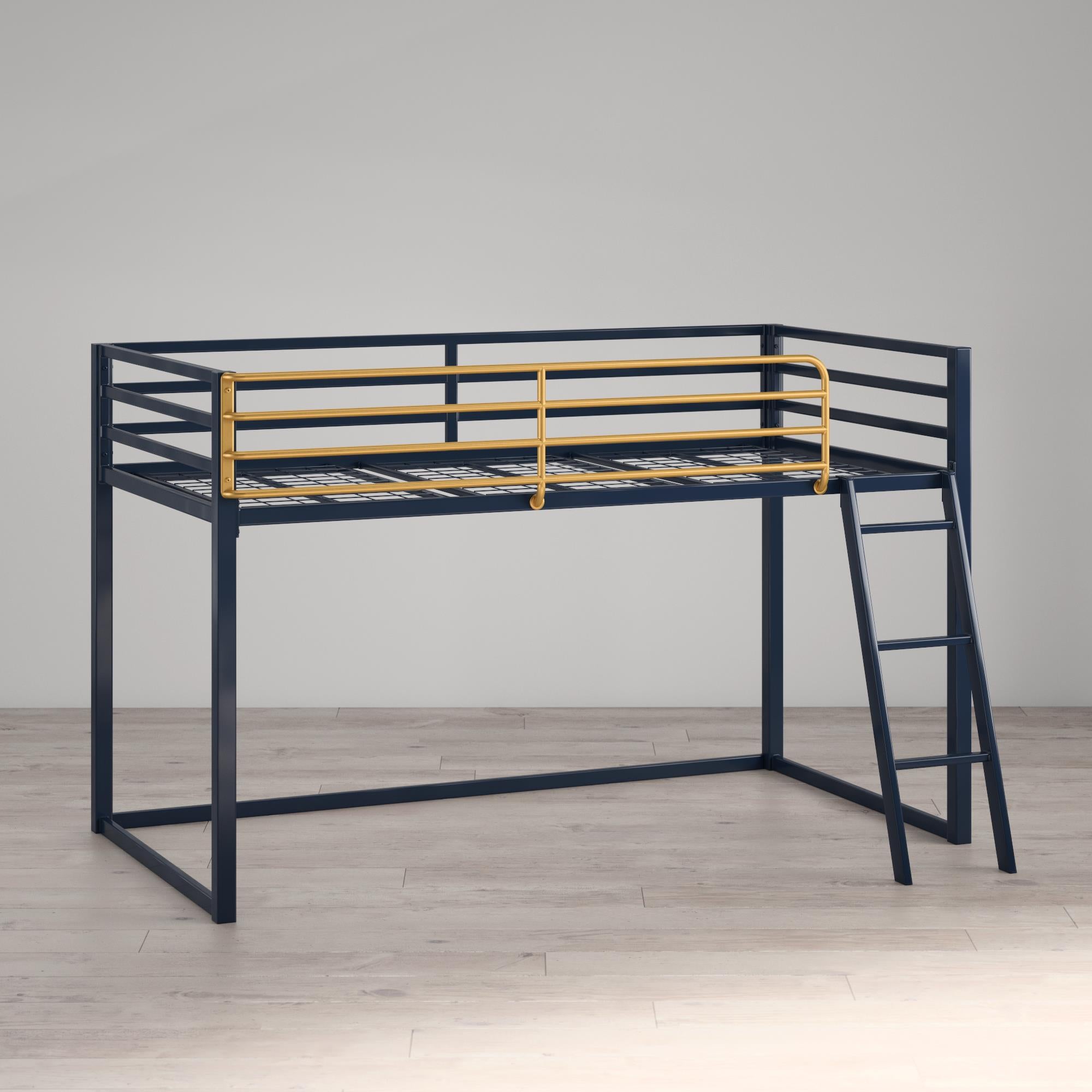 Twin metal hot sale loft bed